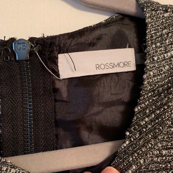 ROSSMORE Metallic silver party dress with cut-outs - Picture 4 of 6